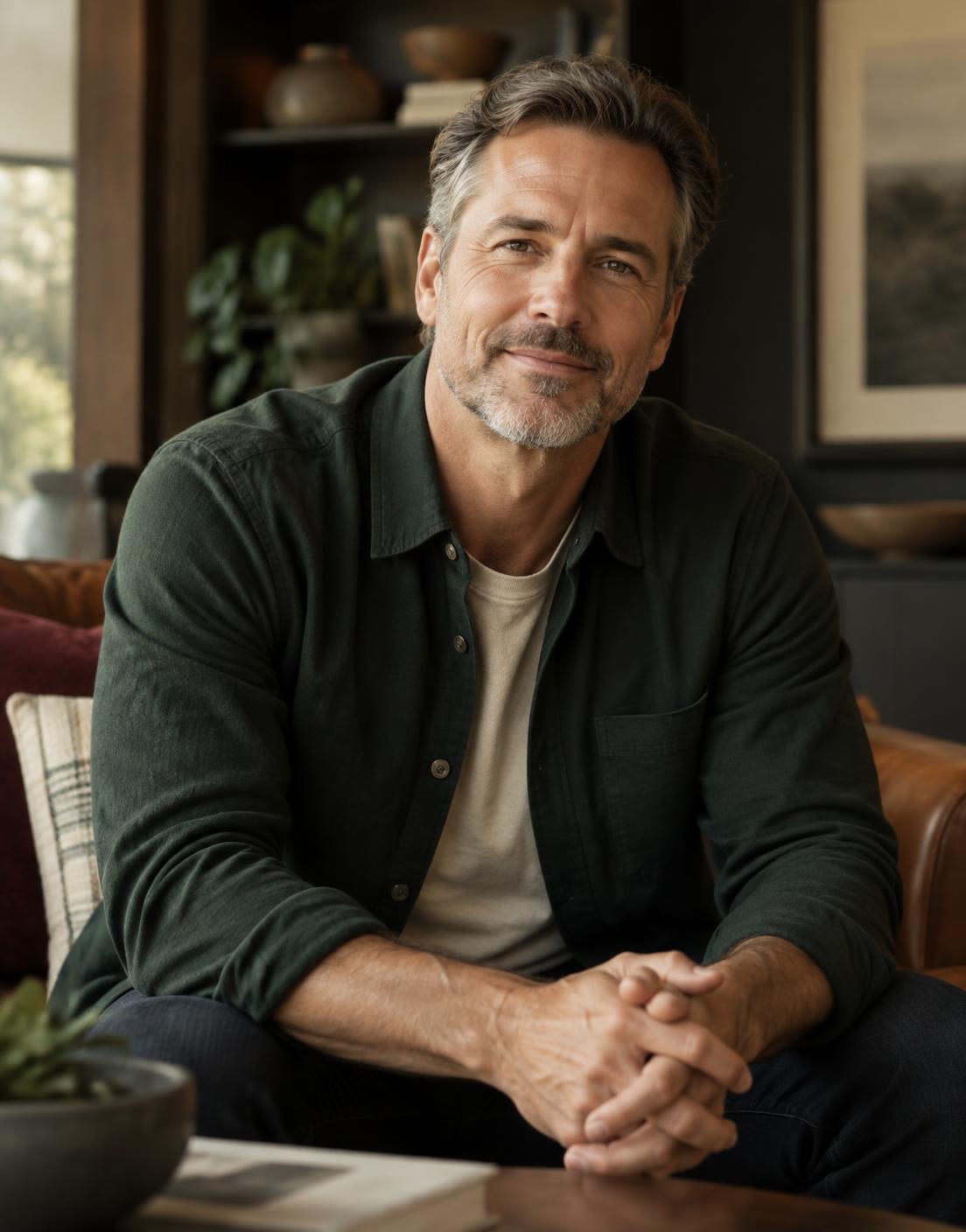 A healthy man in midlife